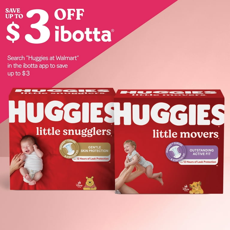 Huggies Little Snugglers Baby Diapers, Size 1 (8-14 lbs), 84 Ct_3