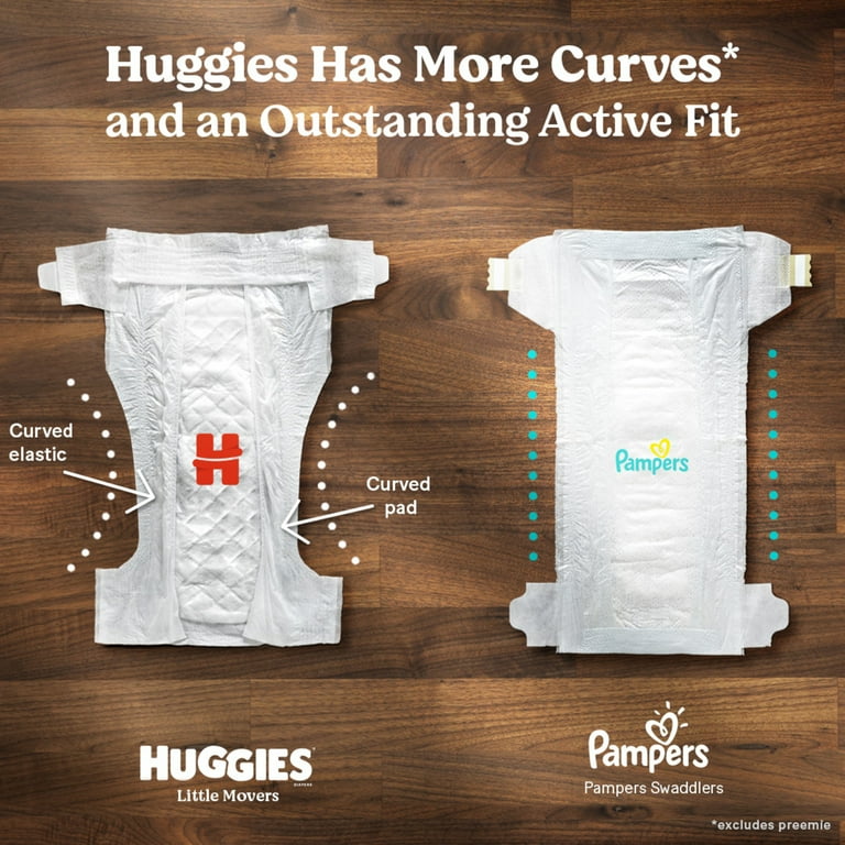 Huggies Little Snugglers Baby Diapers, Size 1 (8-14 lbs), 84 Ct_4