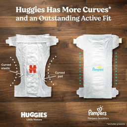 Huggies Little Snugglers Baby Diapers, Size 1 (8-14 lbs), 84 Ct