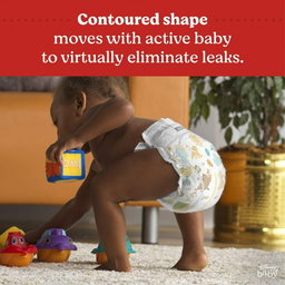 Huggies Little Movers Baby Diapers, Size 4 (22-37 lbs), 58 Ct