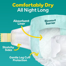 Pampers Swaddlers Diapers, Size 7, 44 Count