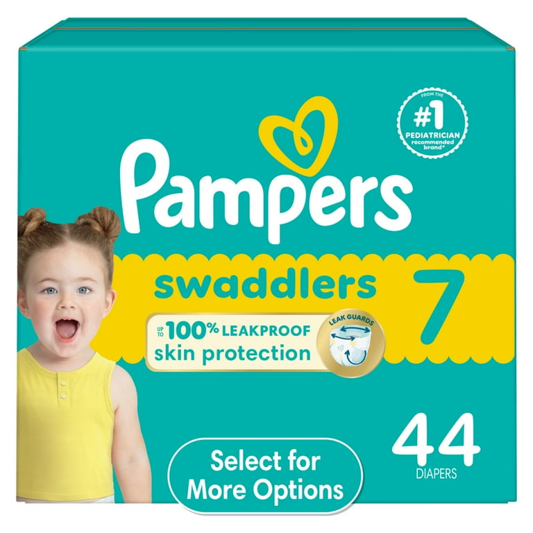 Pampers Swaddlers Diapers, Size 7, 44 Count_0