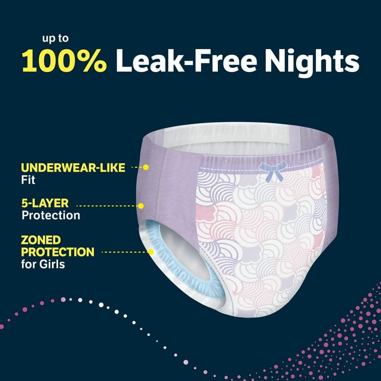 Goodnites Bedwetting Underwear for Girls, L (68-95 lbs), 34 Ct_3