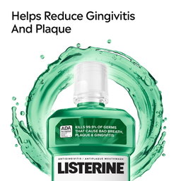 Listerine Freshburst Antiseptic Mouthwash Oral Care, Mint, 1 L