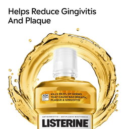 Listerine Original Antiseptic Mouthwash for Bad Breath & Plaque Oral Care, 1 L