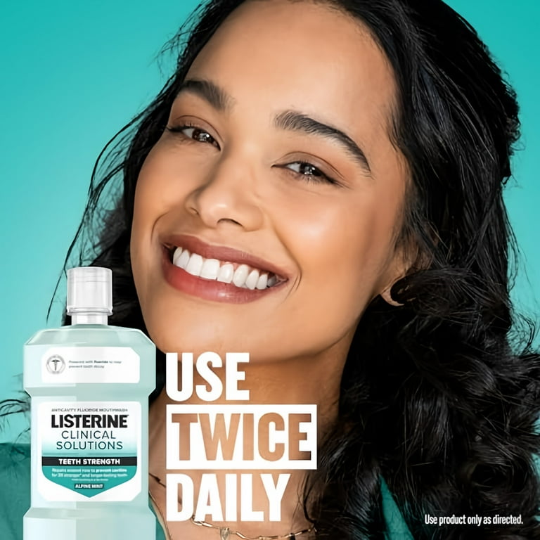 Listerine Clinical Solutions Enamel Strength Mint Oral Rinse 1 L_2
