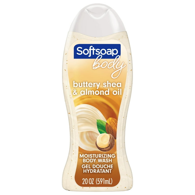 Softsoap Moisturizing Body Wash, All Skin Types, Shea and Almond Oil, 20 fl oz Bottle_0