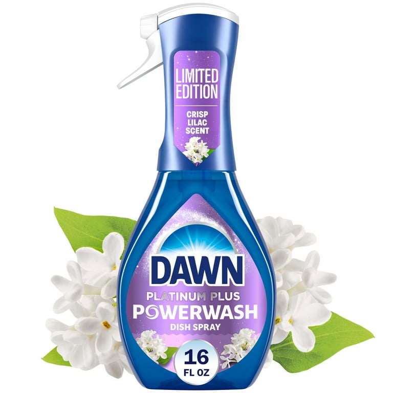 Dawn Powerwash Spray, Dish Soap, Dishwashing Liquid, Crisp Lilac, 16 Fl Oz_0