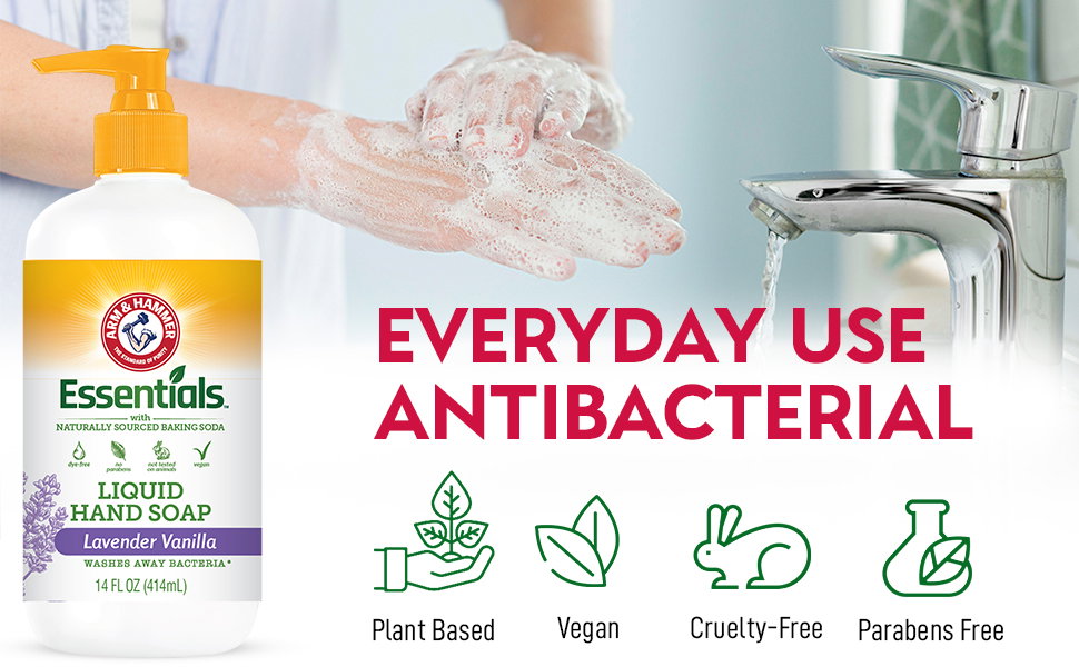 Arm & Hammer Liquid Hand Soap - Gentle Rose Water 14 oz_3