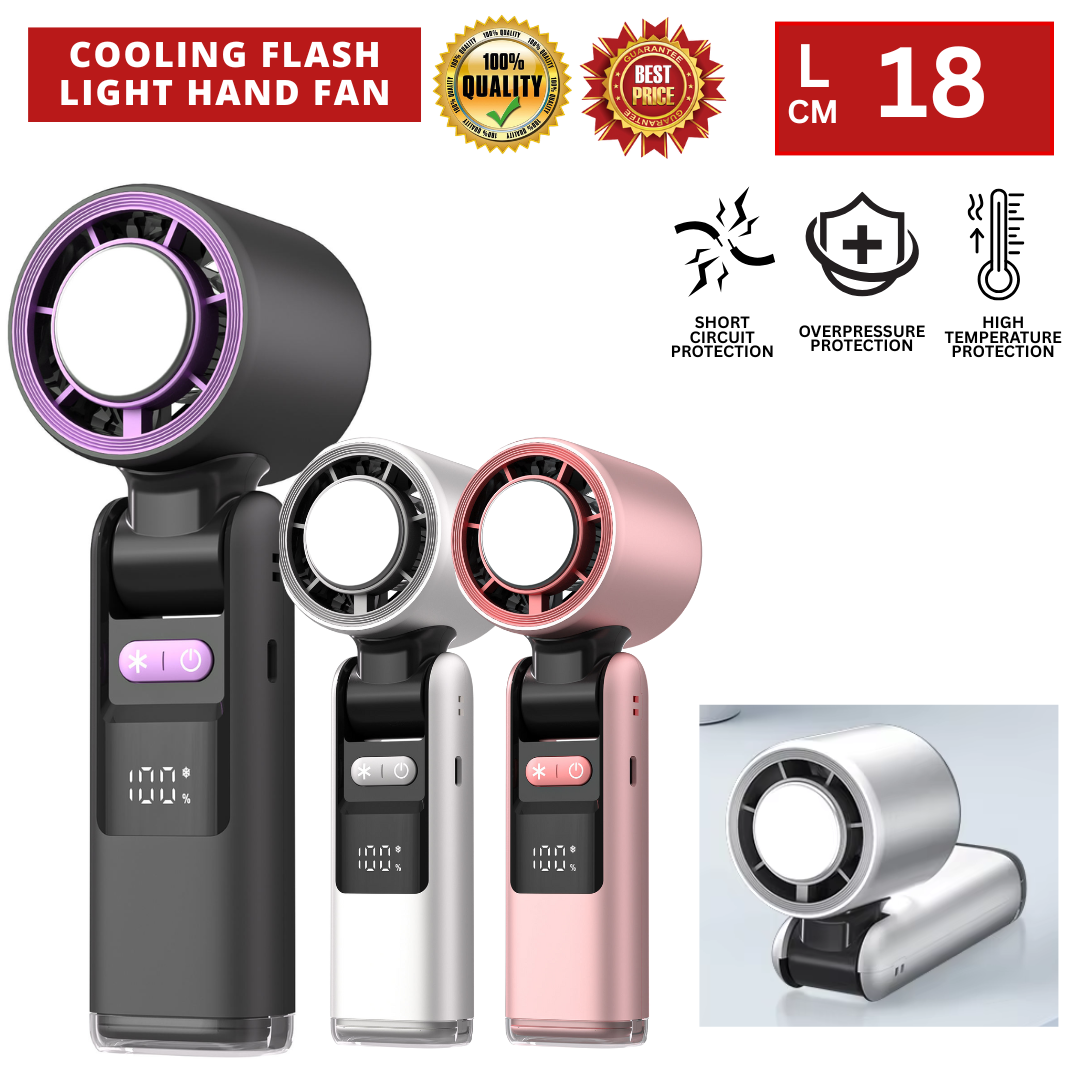 COOLING FLASH LIGHT HAND FAN K801_0