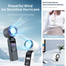 COOLING FLASH LIGHT HAND FAN K801