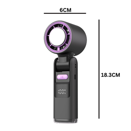 COOLING FLASH LIGHT HAND FAN K801