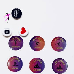 Tendu Rhythms Gymnastics Badge – “I Am a Gymnast” Collection