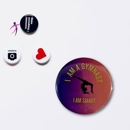 Tendu Rhythms Gymnastics Badge – “I Am a Gymnast” Collection