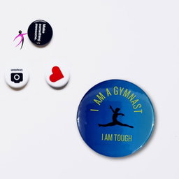 Tendu Rhythms Gymnastics Badge – “I Am a Gymnast” Collection
