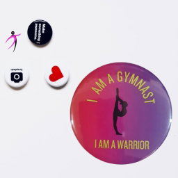 Tendu Rhythms Gymnastics Badge – “I Am a Gymnast” Collection