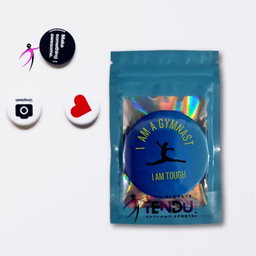 Tendu Rhythms Gymnastics Badge – “I Am a Gymnast” Collection