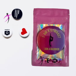 Tendu Rhythms Gymnastics Badge – “I Am a Gymnast” Collection