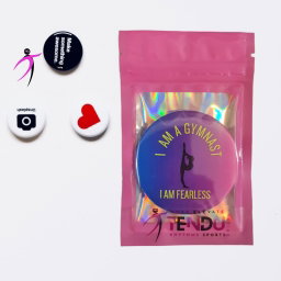 Tendu Rhythms Gymnastics Badge – “I Am a Gymnast” Collection