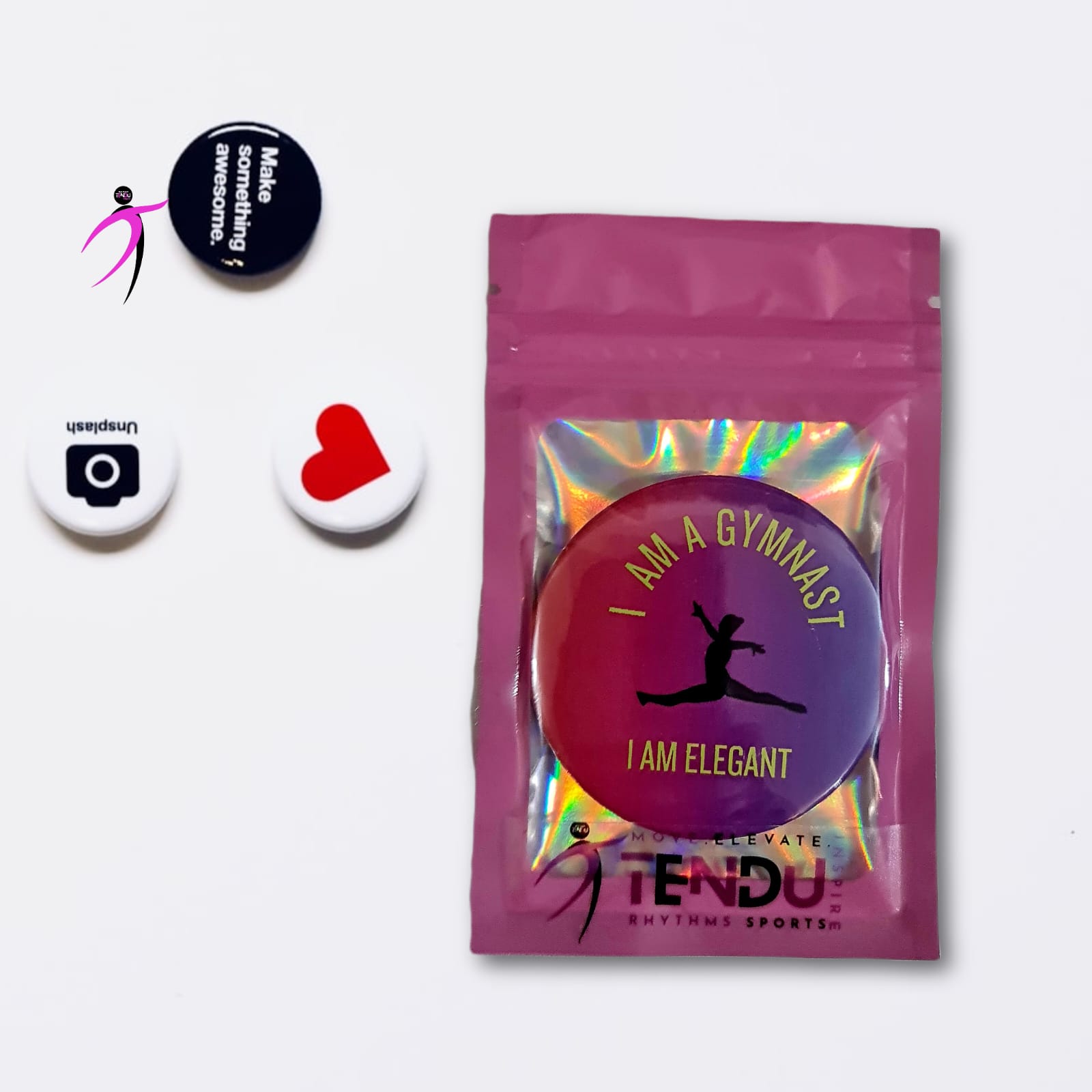 Tendu Rhythms Gymnastics Badge – “I Am a Gymnast” Collection_6