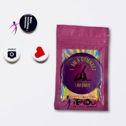 Tendu Rhythms Gymnastics Badge – “I Am a Gymnast” Collection