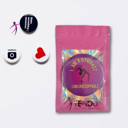 Tendu Rhythms Gymnastics Badge – “I Am a Gymnast” Collection