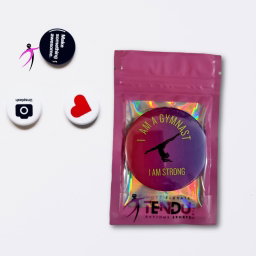 Tendu Rhythms Gymnastics Badge – “I Am a Gymnast” Collection