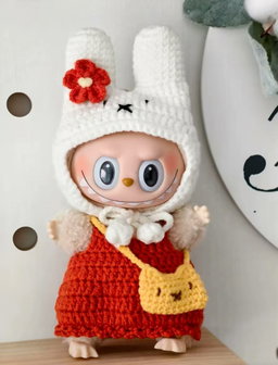 Labubu Crochet Outfit | Handmade 