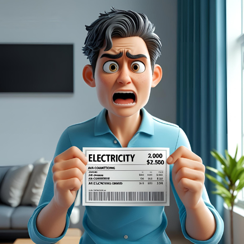 Alto consumo de electricidad