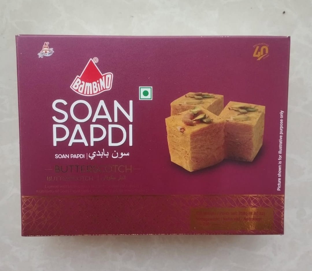 Soan papdi butterscotch 250 g bambino_0