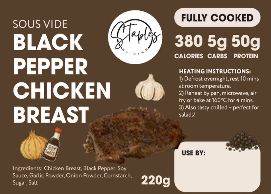 Chicken Breast: Black Pepper