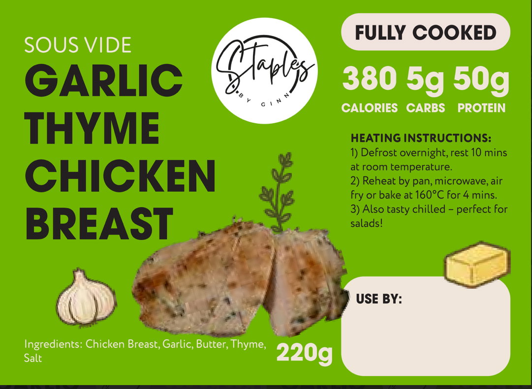 Chicken Breast: Garlic Thyme_0
