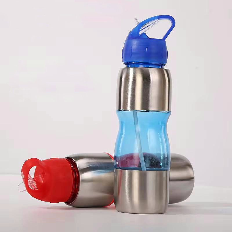 Gourde isotherme sport – Inox & Plastique coloré ARTICLE N°: BCB_0002