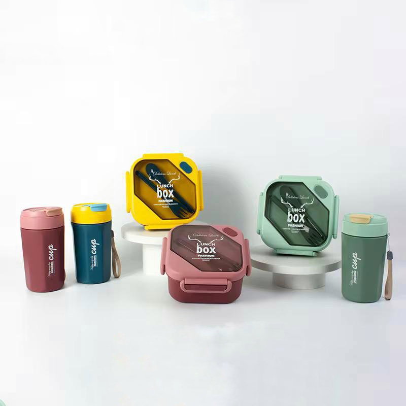 Ensemble Lunch Box & Mug isotherme – Plusieurs couleurs ARTICLE N°: BCB_0003