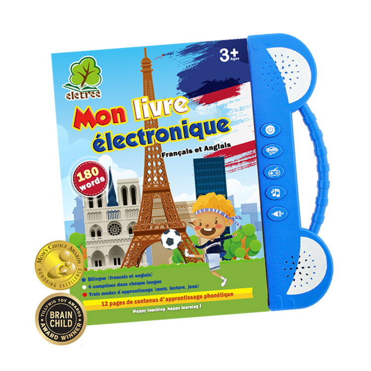 LIVRE EDUCATIF SONORE Bilingue (Français et Anglais)