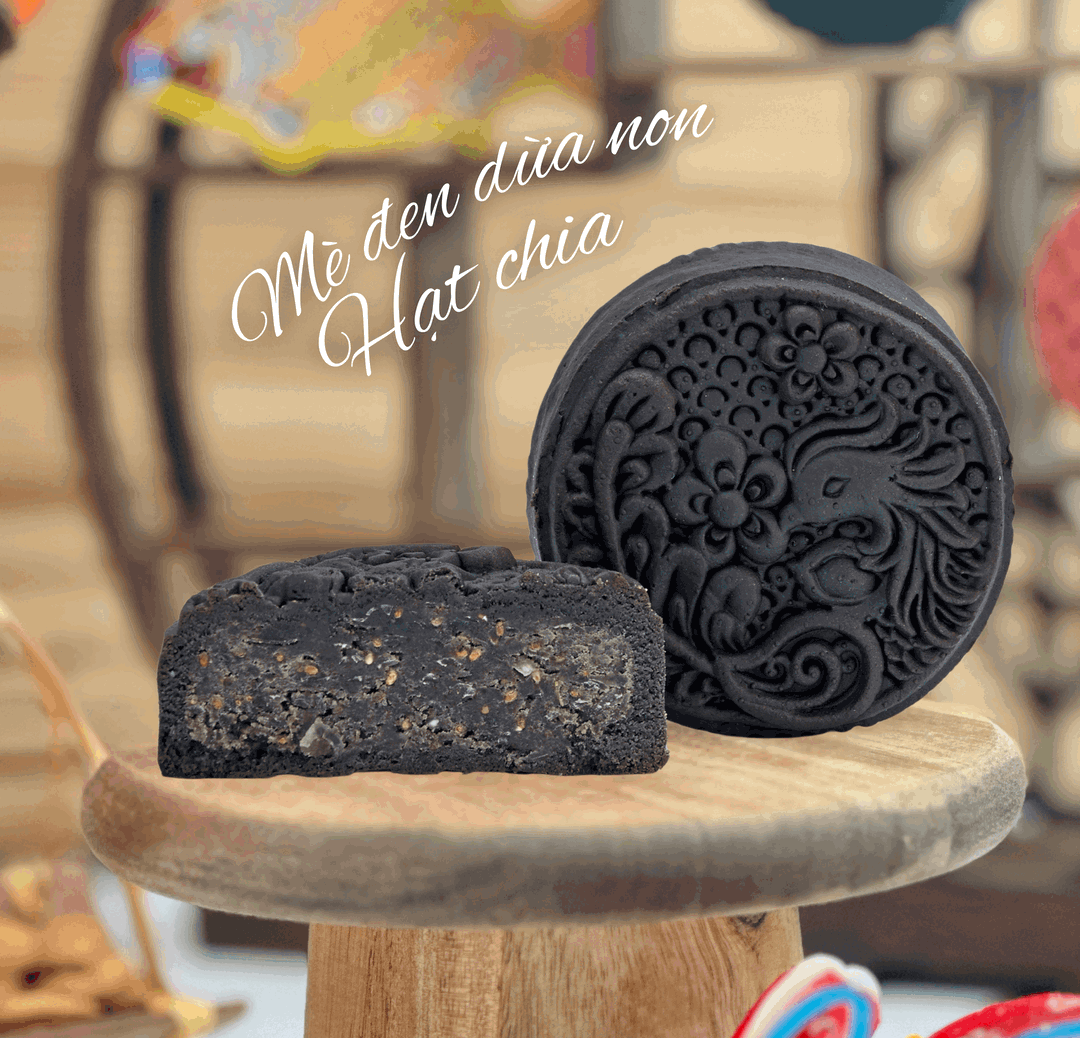 Mè Đen Dừa Non Hạt Chia