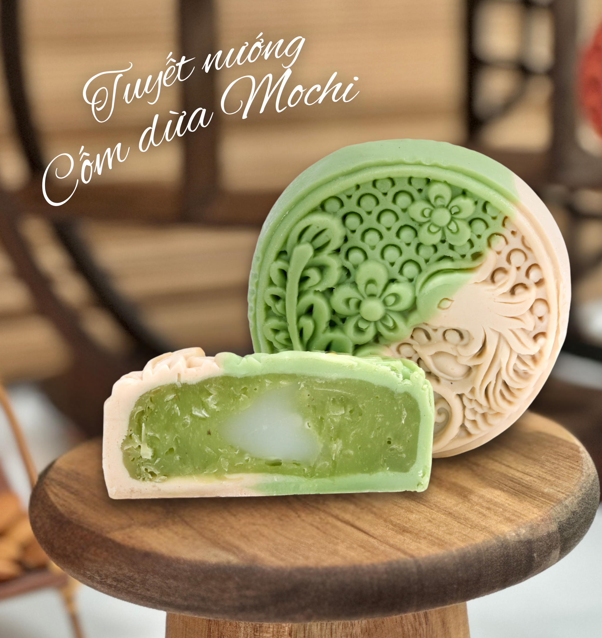 Tuyết Nướng Cốm Dừa Mochi_0