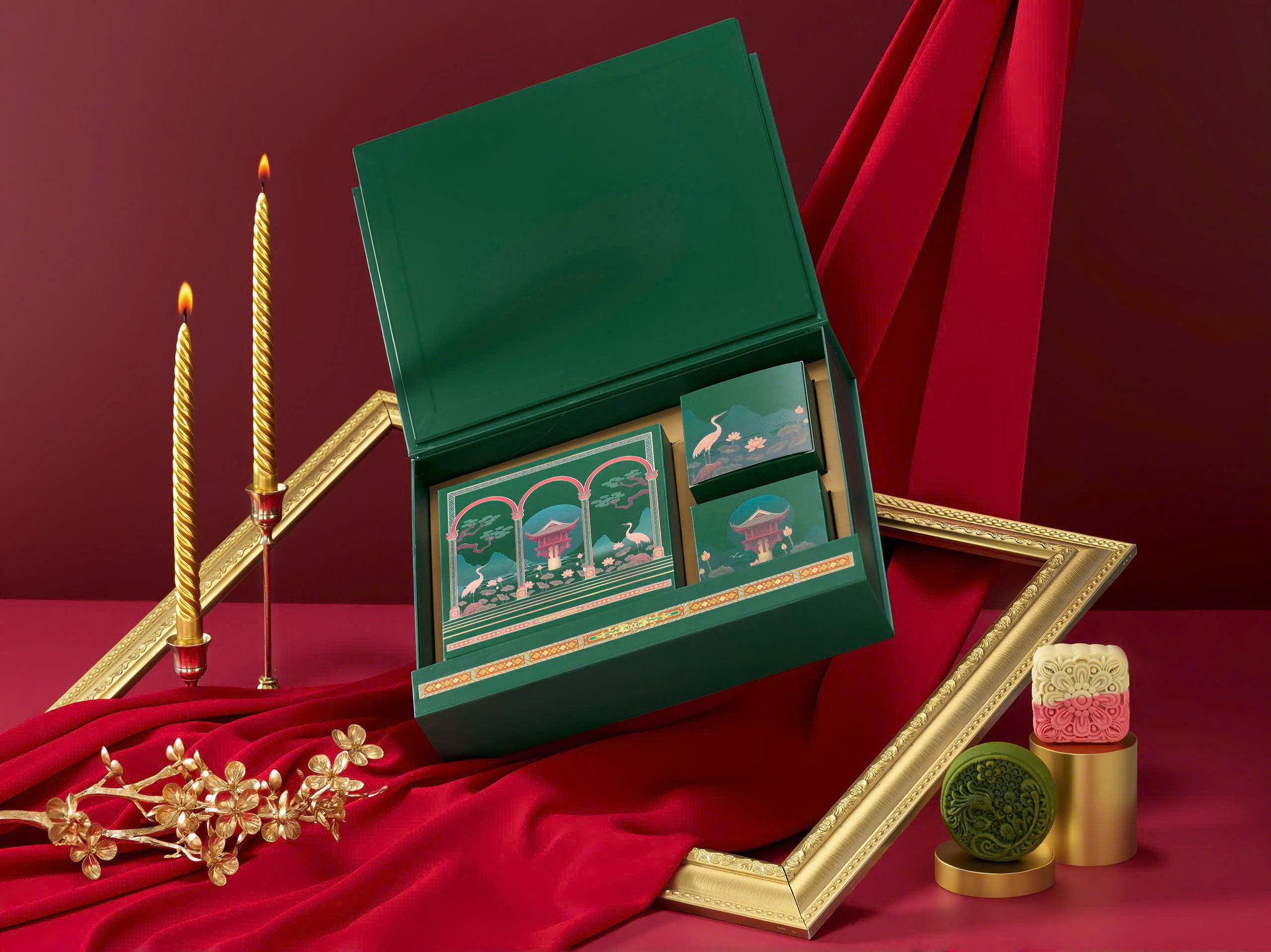 Set Hộp 3 Bánh Hạc Vũ Thanh Nguyệt _0