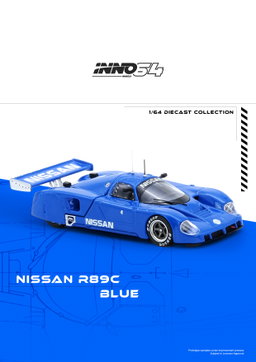 INNO MODEL 1/64 NISSAN R89C - BLUE