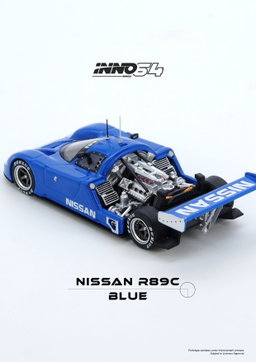 INNO MODEL 1/64 NISSAN R89C - BLUE