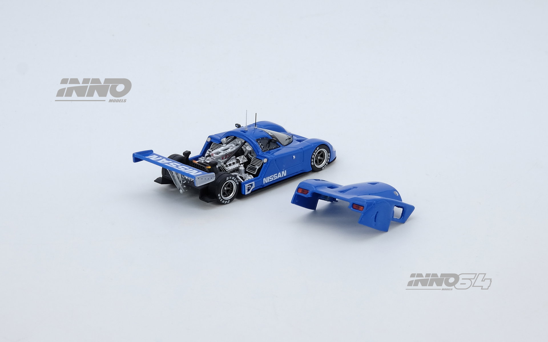 INNO MODEL 1/64 NISSAN R89C - BLUE_5