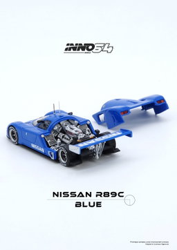 INNO MODEL 1/64 NISSAN R89C - BLUE