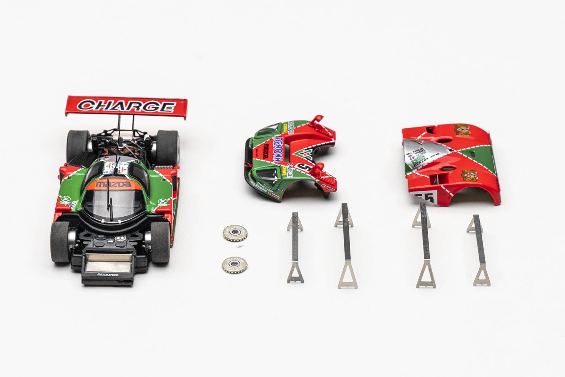 MOTOR HELIX MODEL 1/64 MAZDA 787B RENOWN #55 CHAMPION CAR_8