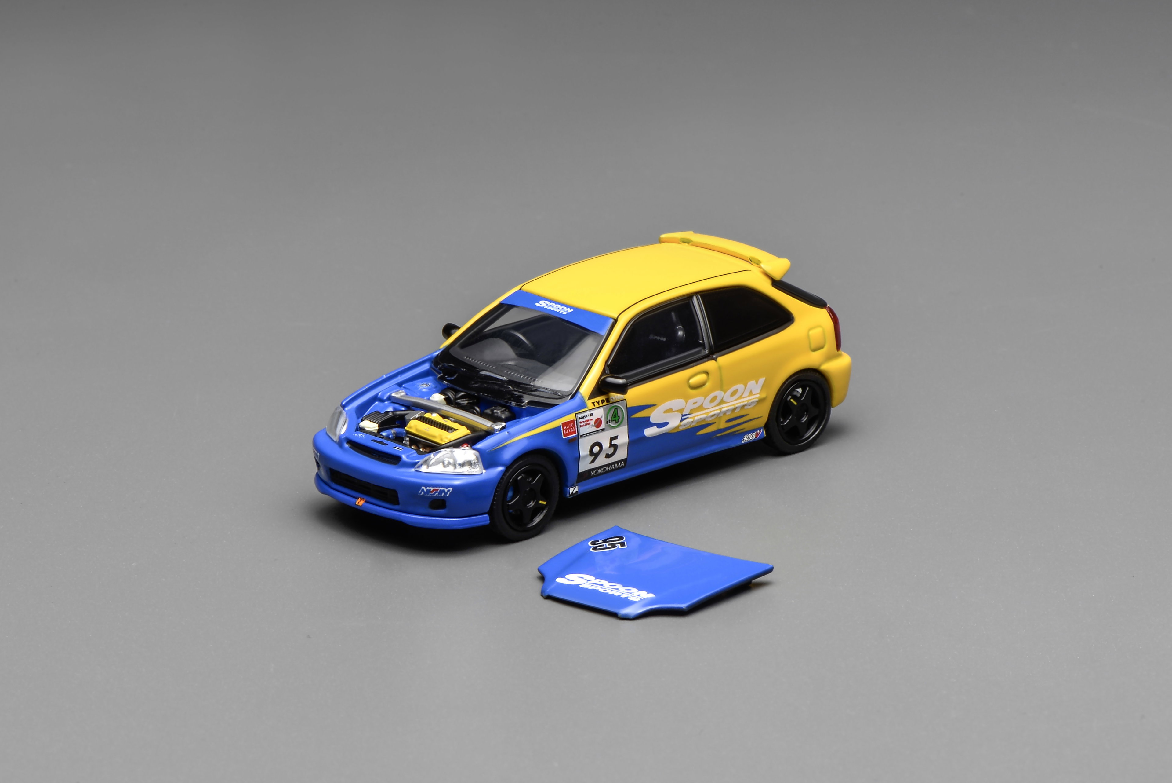 MOTOR HELIX MODEL 1/64 HONDA CIVIC TYPE-R (EK9) - CUSTOMIZED VERSION SPOON_11