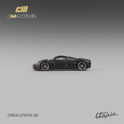 CM MODEL 1/64 PAGANI UTOPIA - FULL CARBON WITH RED LINE