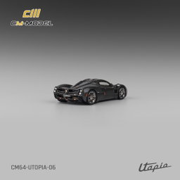 CM MODEL 1/64 PAGANI UTOPIA - FULL CARBON WITH RED LINE