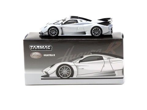 TARMAC WORKS MODEL 1/64 PAGANI HUAYRA R - SATIN SILVER_3