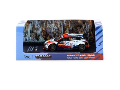 TARMAC WORKS MODEL 1/64 HYUNDAI i20 N RALLY 1 HYBRID RALLYE MONTE-CARLO 2024 WINNER_3