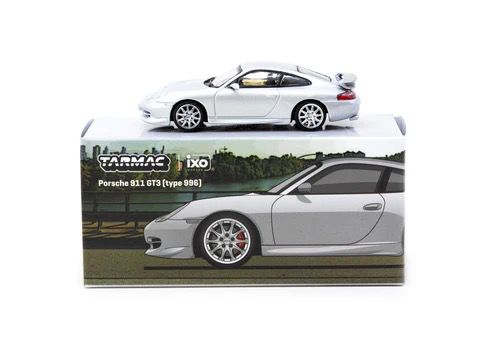 TARMAC WORKS MODEL 1/64 PORSCHE 911 GT3 (TYPE 996) - SILVER_3