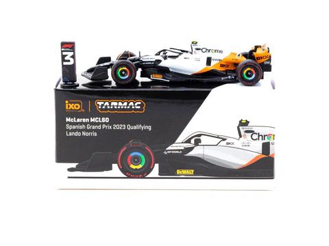 TARMAC WORKS MODEL 1/64 MCLAREN MCL60 - SPANISH GRAND PRIX 2023 QUALIFYING LANDO NORRIS_3